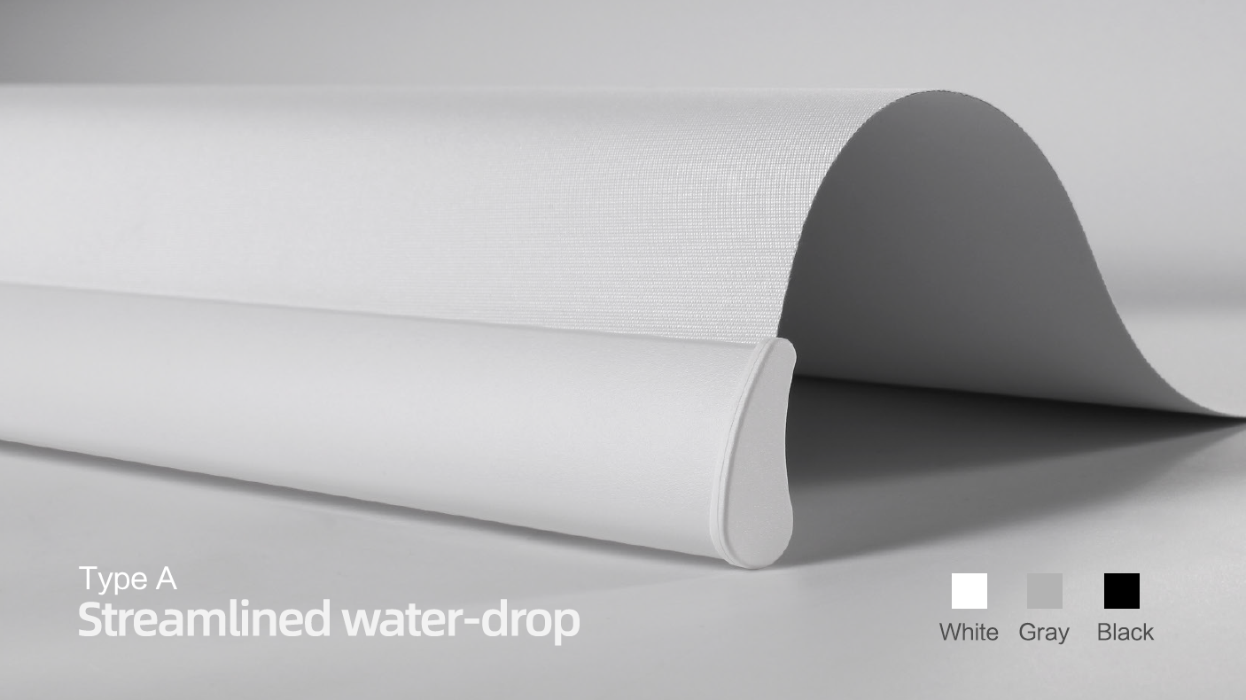 Type A water-drop bottom rail